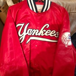 RARE VINTAGE NEW YORK YANKEES LETTERMAN JACKET BY STARTER